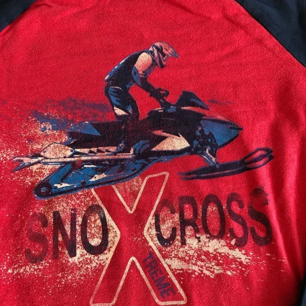 Gap Kids Raglan sleeve SnoX Cross graphic Long Sleeve T-Shirt